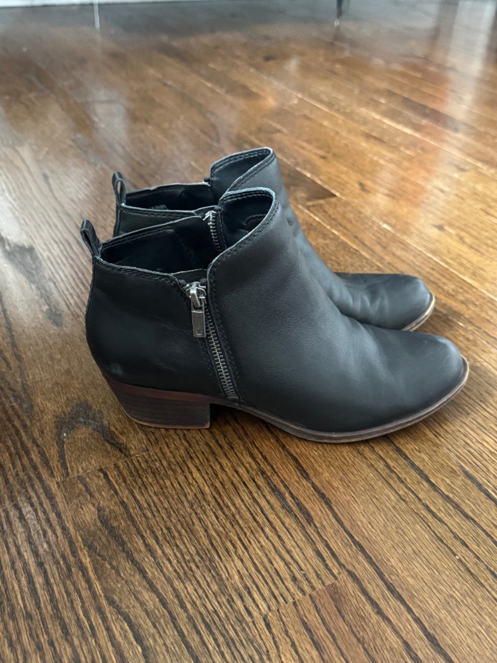 Lucky Brand Leather Ankle Boots - Size 7